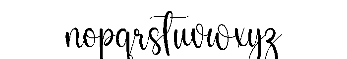 Hostile Signature Font LOWERCASE