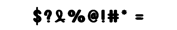 Hot Milk Font OTHER CHARS