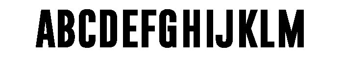 Hothick Regular Font UPPERCASE