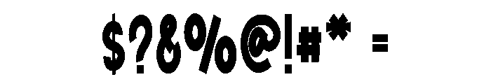 Hotmilk Font OTHER CHARS