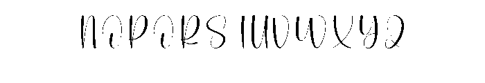 Hotmilk2 Font UPPERCASE