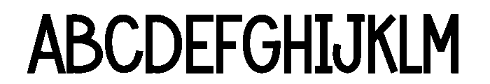 Hotmilk Font UPPERCASE