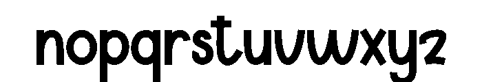 Hotmilk Font LOWERCASE