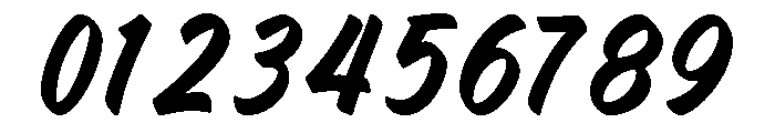 Hotrod Brush Regular Font OTHER CHARS