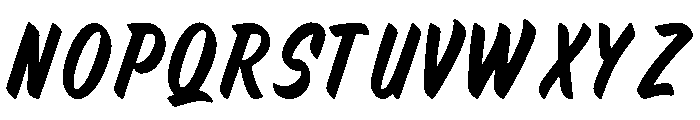 Hotrod-BrushRegular Font LOWERCASE