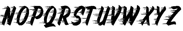Hotrod-BrushSpeed Font UPPERCASE