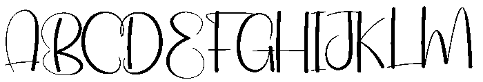 Hotwhells Font UPPERCASE