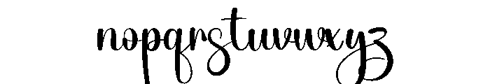 Hotwhells Font LOWERCASE