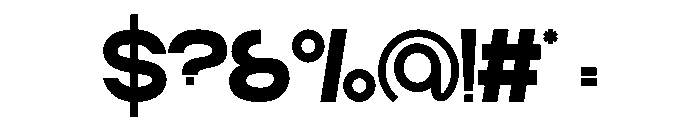 Houruk Regular Font OTHER CHARS