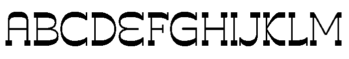 House Beach Regular Font UPPERCASE
