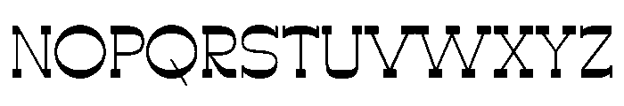 House Beach Regular Font UPPERCASE