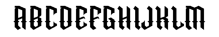 House Blend Font UPPERCASE