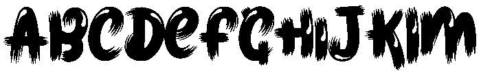 House Blury Font UPPERCASE