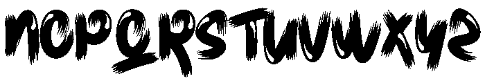 House Blury Font UPPERCASE