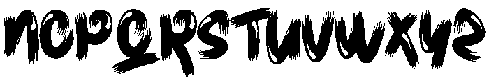 House Blury Font LOWERCASE