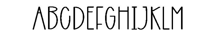 House Camping FONT