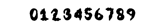 House Creepy Font OTHER CHARS