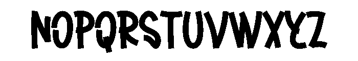 House Grandma Font LOWERCASE