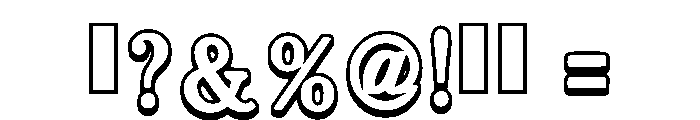 House Hilton Regular Font OTHER CHARS