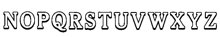 House Hilton Regular Font LOWERCASE