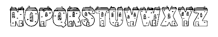 House Home By Squeeb Cr Regular Font LOWERCASE