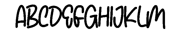 House Letter Font UPPERCASE