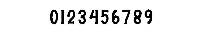 House Monster Font OTHER CHARS