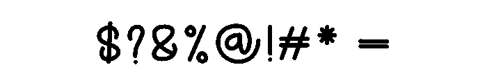 House Snowman Font OTHER CHARS