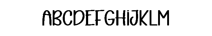 House Snowman FONT