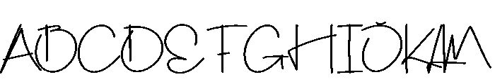 House Valentine Font UPPERCASE