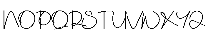 House Valentine Font UPPERCASE