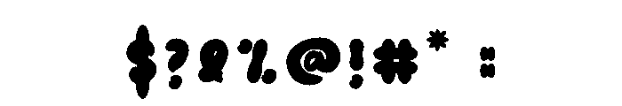 House Vampire Font OTHER CHARS