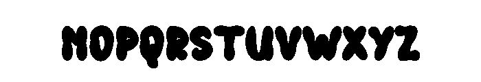 House Vampire Font UPPERCASE