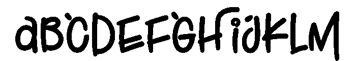 House Welcome Font UPPERCASE