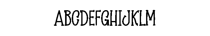 House Western Font UPPERCASE