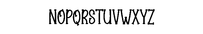 House Western Font LOWERCASE