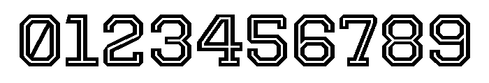 Houston Inline Font OTHER CHARS