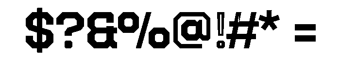 Houston Inline Font OTHER CHARS