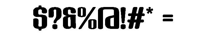Hova Regular Font OTHER CHARS