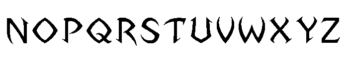 Howard Regular Font UPPERCASE