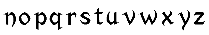 Howard Regular Font LOWERCASE