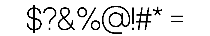Howblow Light Font OTHER CHARS