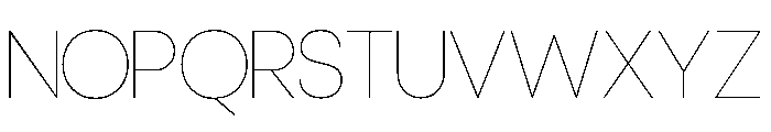 Howblow Thin Font LOWERCASE