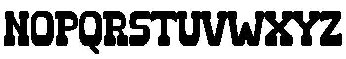 Howdy Badge Font UPPERCASE