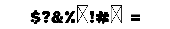 Howdy Cowbow Font OTHER CHARS