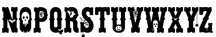 Howdy Haunts Font LOWERCASE