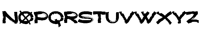 Hoxiz Font UPPERCASE