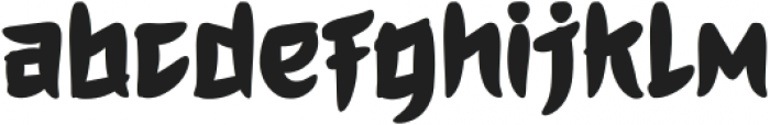 HOGATA Regular ttf (400) Font LOWERCASE
