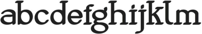 HOKFENT Regular otf (400) Font LOWERCASE