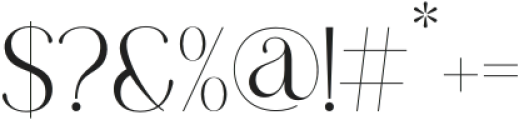 HONORVEIL-Regular otf (400) Font OTHER CHARS